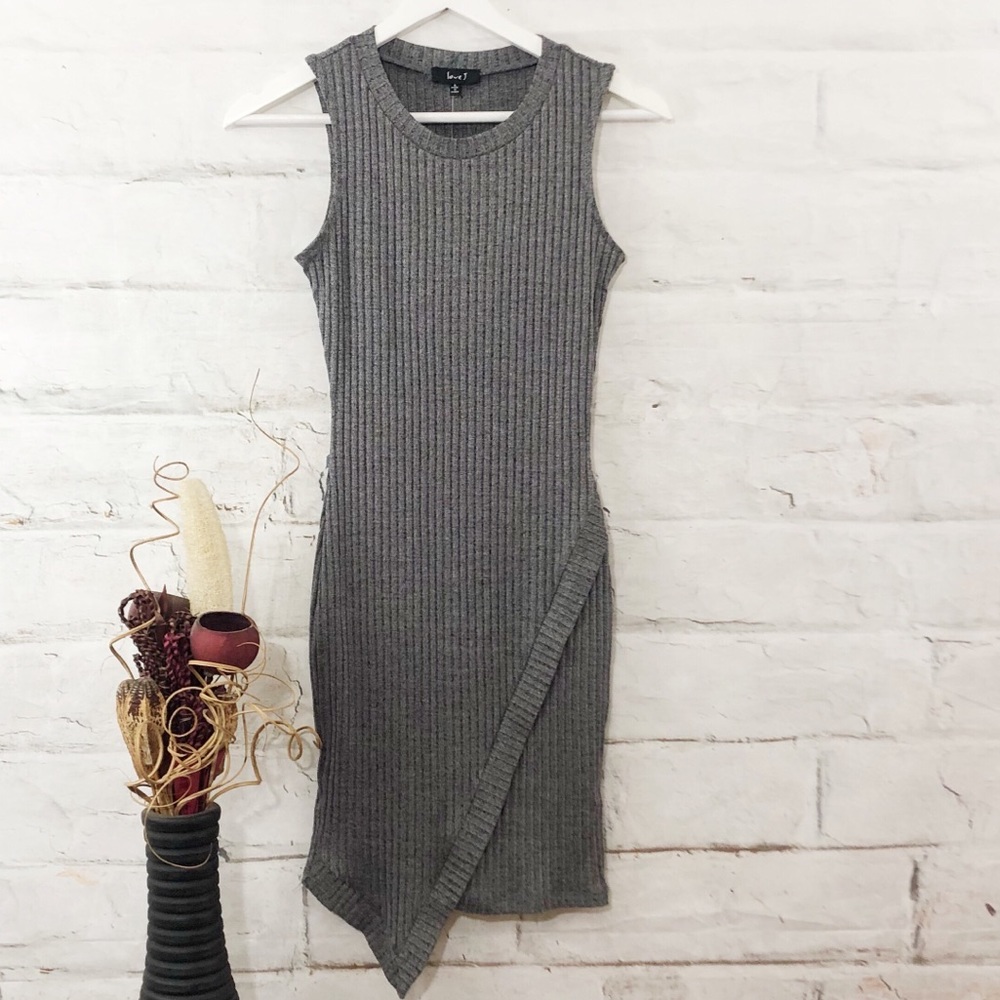 Gray Bodycon Dress - Picture 3 of 5